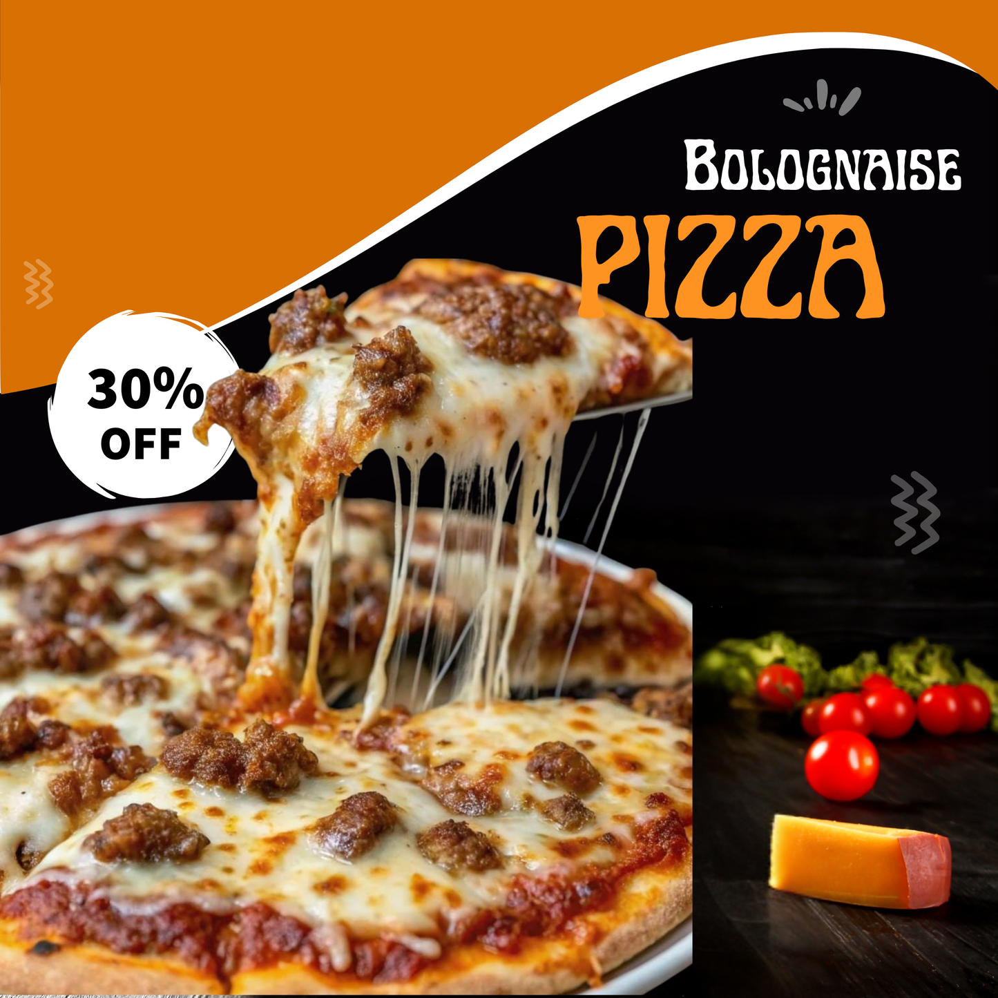 Pizza Bolognaise